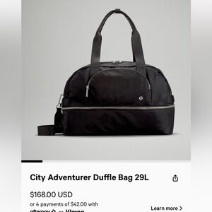 Lululemon City Adventurer Duffle Bag 29L